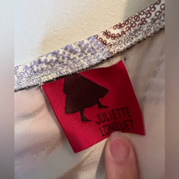 100% Silk Juliette Longuet Dress Size 2 Y2K Colorful Mini Dress - Picture 5 of 6